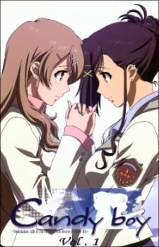 Poster Anime Candy Boy: Nonchalant Talk of the Certain Twin Sisters in Daily Life