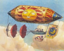 Poster Anime Kuusou no Soratobu Kikai-tachi