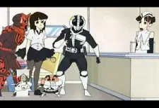 Gambar Anime Crayon Shin-chan Manatsu no Yoru ni Ora Sanjou! Arashi wo Yobu Den-O vs. Shin-O 60-pun Special!!