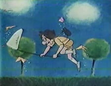 Poster Anime Poppen-sensei to Kaerazu no Numa