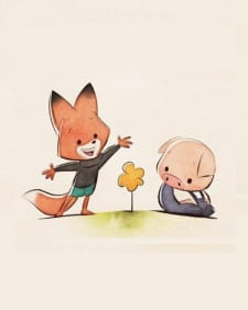 Poster Anime Pig: Oka no Ue no Dam Keeper