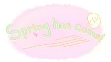 Poster Anime Spring has come!