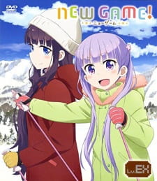 Poster Anime New Game! Watashi, Shain Ryokou tte Hajimete nanode...