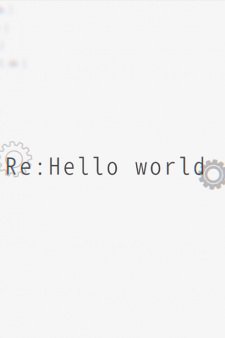Poster Anime Re:Hello World