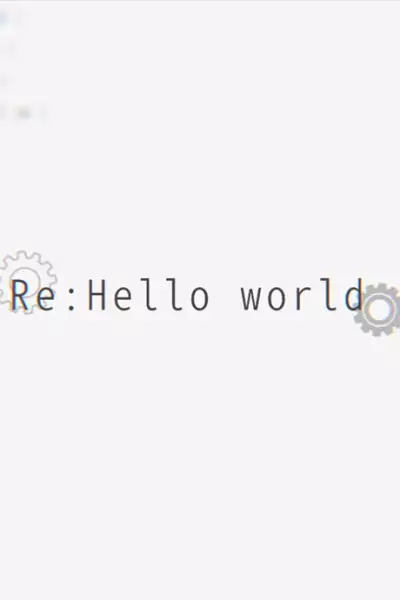 Poster Anime: Re:Hello World