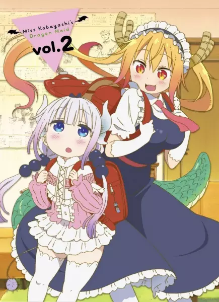 Poster Anime: Kobayashi-san Chi no OO Dragon