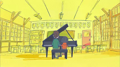 Poster Anime: Ongakushitsu wa Himitsu Kichi