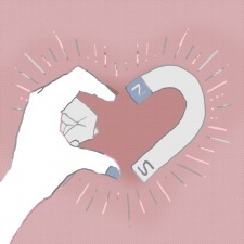 Poster Anime Kataomoi Magnet