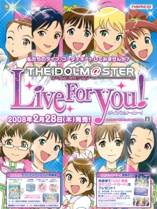 Poster Anime The iDOLM@STER Live For You!