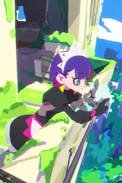 Poster Anime: Kuraku Kuroku