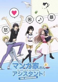 Poster Anime Mangaka-san to Assistant-san to The Animation