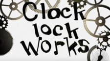 Poster Anime Clock Lock Works