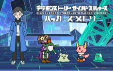 Poster Anime Ponkotsu Quest x Digimon Story: Cyber Sleuth - Hacker's Memory