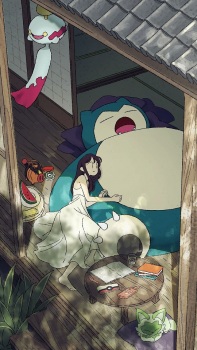 Gambar Anime Kabigon to Nani Shite Kutsurogu?