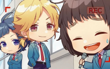 Poster Anime Suzumi Hiyori no "LIPxLIP" Shuzai Report!