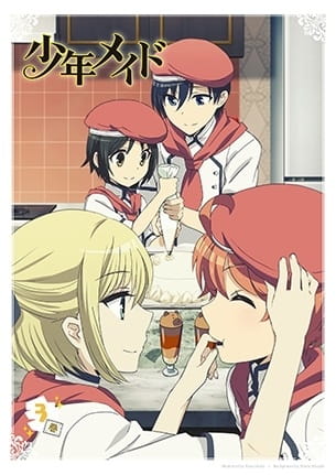 Poster Anime: Shounen Maid: Onna wa Dokyou, Otoko wa Aikyou?