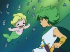 Poster Anime Umi no Triton (2000)