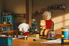 Poster Anime Ai to Aiko no Christmas: Omoide no Tsuri