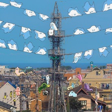 Poster Anime Isekai Kongou Dai Butoukai feat. Obake