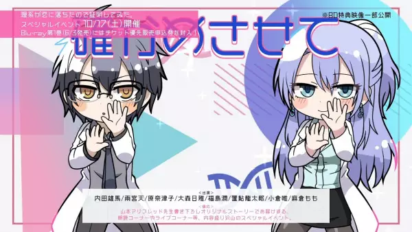 Poster Anime: Turing Love Anime Character Ver.