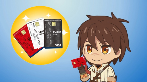 Anime image: Chain Chronicle x Mitsubishi Tokyo UFJ-VISA Debit