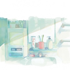 Poster Anime Blues in the Closet