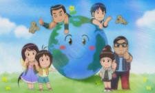 Poster Anime Tian Xin Ge Ge: Huanbao Xilie