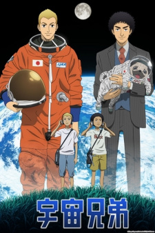 Poster Anime Uchuu Kyoudai