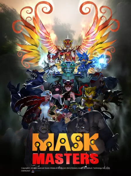 Poster Anime: Mask Masters