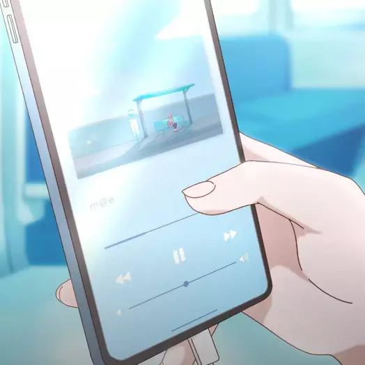 Poster Anime: Blue