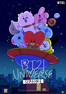 Poster Anime BT21 Universe 3 Animation
