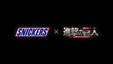 Poster Anime Snickers x Shingeki no Kyojin