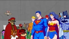 Gambar Anime DC Super Heroes vs Taka no Tsumedan Promotion Eizou
