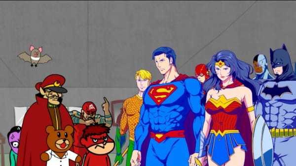 Anime image: DC Super Heroes vs Taka no Tsumedan Promotion Eizou