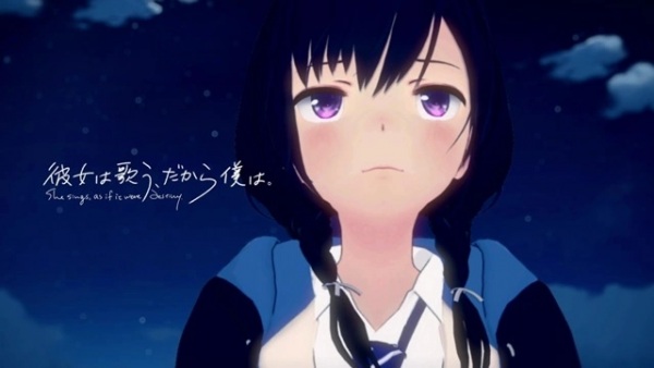 Poster Anime: Kanojo wa Utau, Dakara Boku wa.