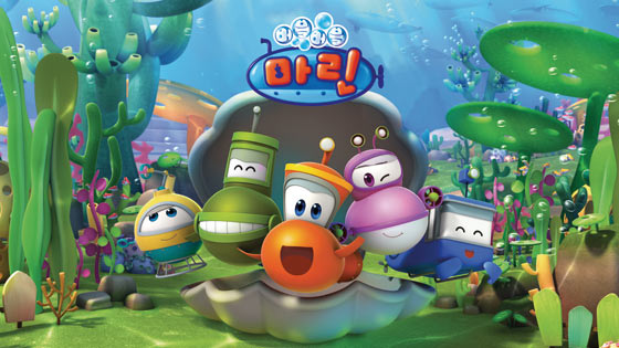 Poster Anime: Bubble Bubble Marine