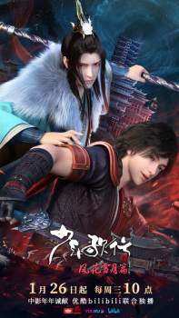 Poster Anime Shaonian Ge Xing: Feng Hua Xue Yue Pian Part 2