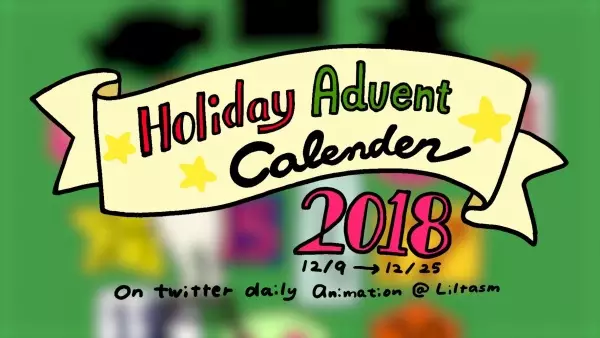 Poster Anime: Holiday Advent Calendar 2018