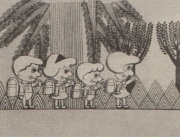 Poster Anime Gakkou e Iku Michi