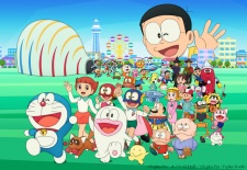 Poster Anime Doraemon & F-Chara All Stars: Yume no Machi, F Land