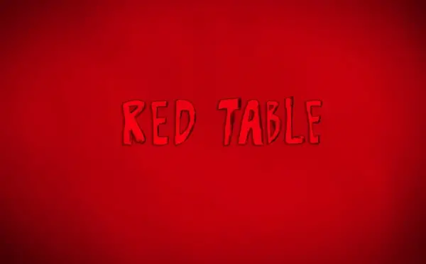 Poster Anime: Red Table