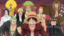 Poster Anime Star Wars x One Piece