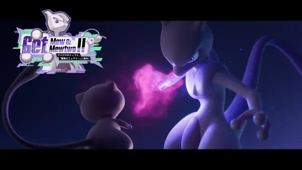 Poster Anime: Pokemon Scarlet Violet: Get Mew & Mewtwo!!