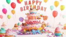Gambar Anime Kensaku to Enjin no Happy Birthday