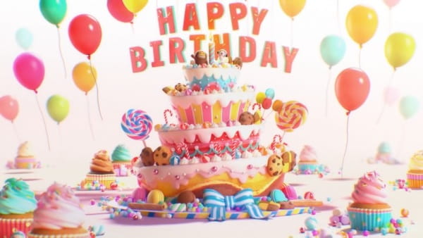 Poster Anime: Kensaku to Enjin no Happy Birthday
