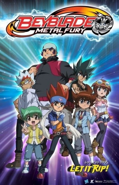 Poster Anime: Metal Fight Beyblade 4D