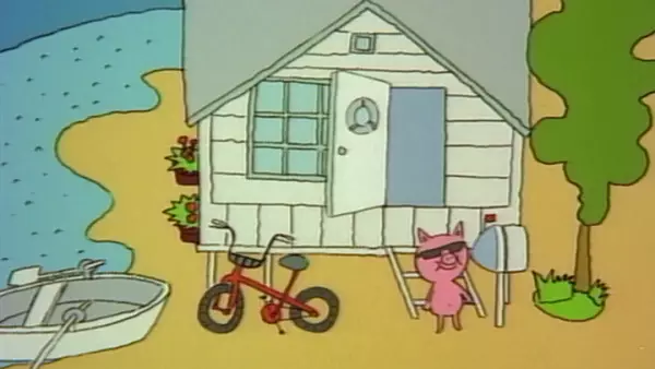 Poster Anime: Higashi no Shima ni Kobuta ga Ita