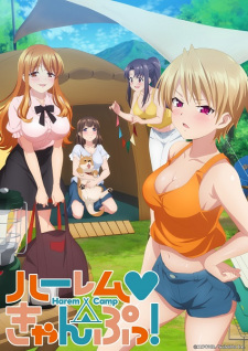 Poster Anime Harem Camp!