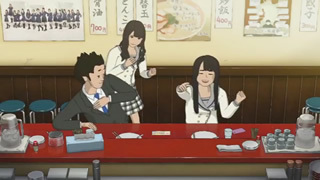 Poster Anime: HKT48 x Peeping Life