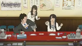 Poster Anime: HKT48 x Peeping Life